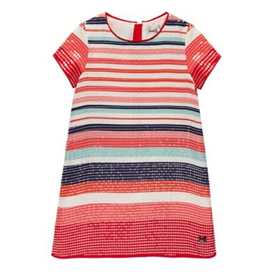 J by Jasper Conran Girls' multi-colour sequin stripe dress